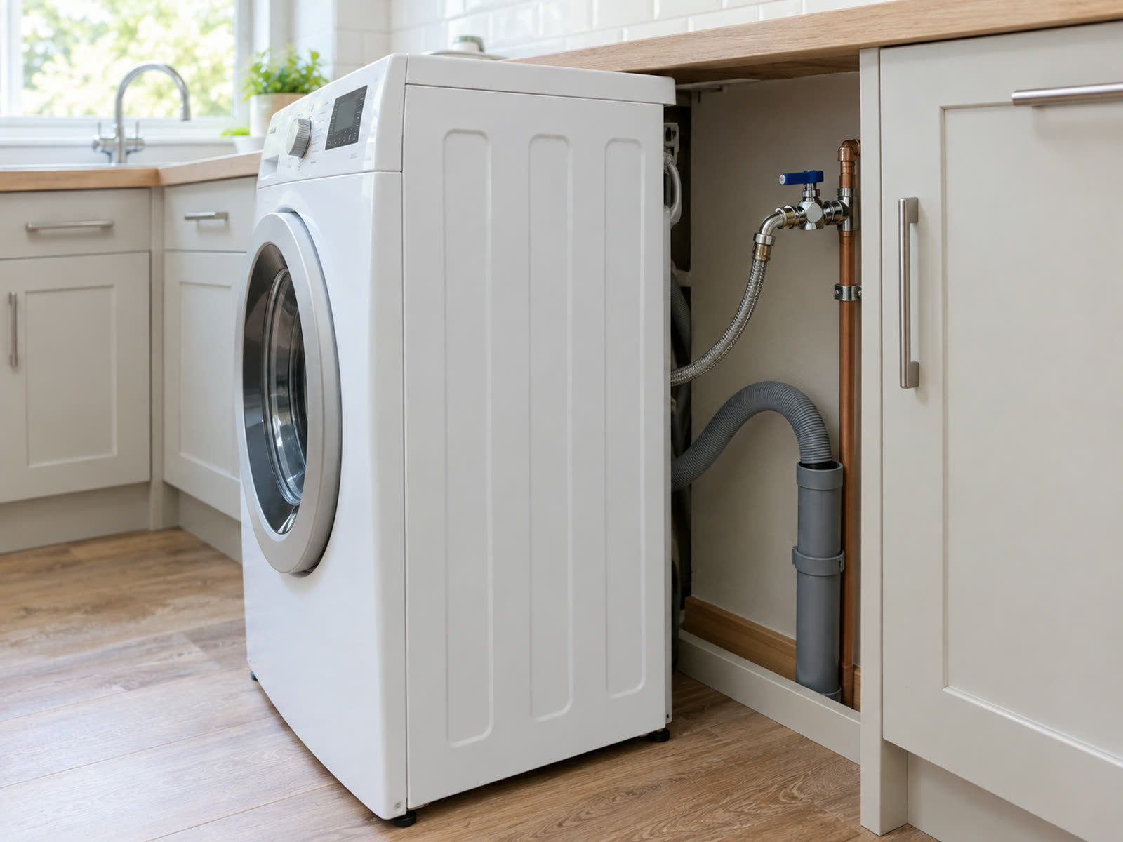 Washing machine & dishwasher connections work